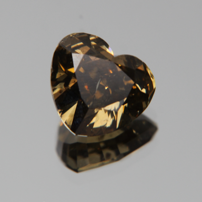 fancy vivid olive Diamond 3.02ct