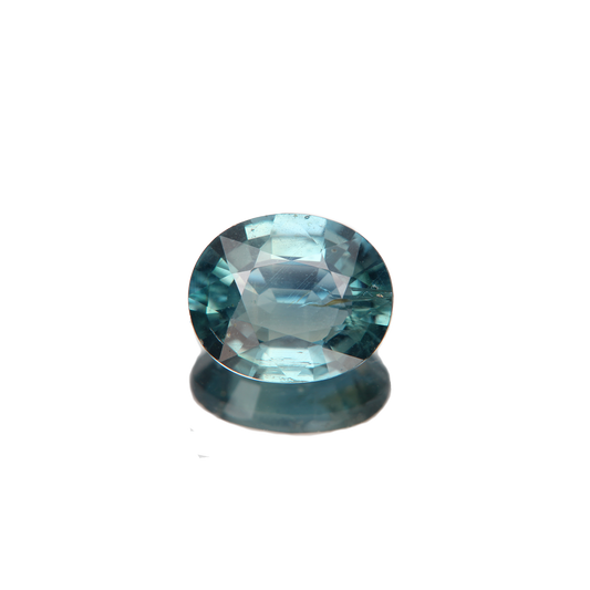 unbehandelter Burma Saphir 3.89ct ansicht von vorne