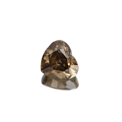 Fancy vivid olive Diamant 3.02ct ansicht von vorne