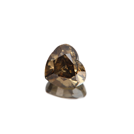 Fancy vivid olive Diamant 3.02ct ansicht von vorne