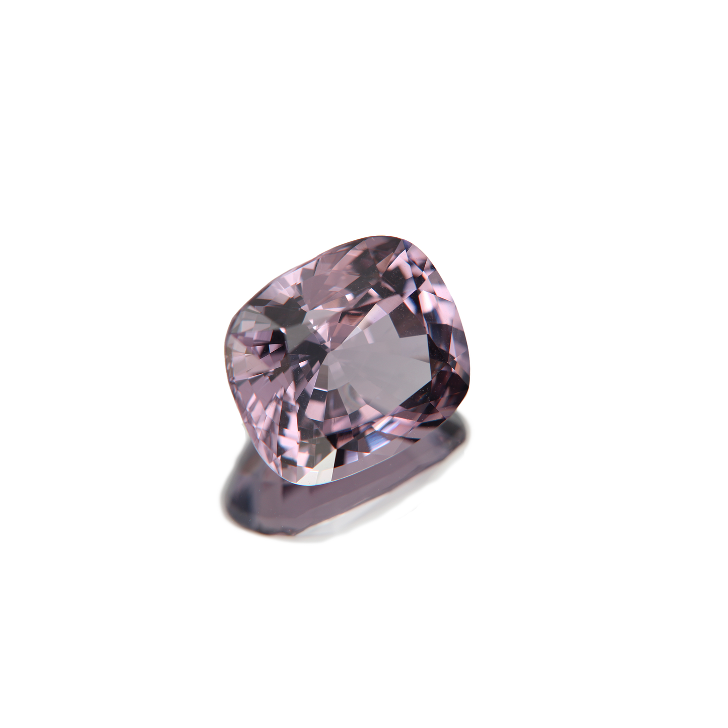 unbehandelter augenreiner Purpur Spinell 9.90ct ansicht von links