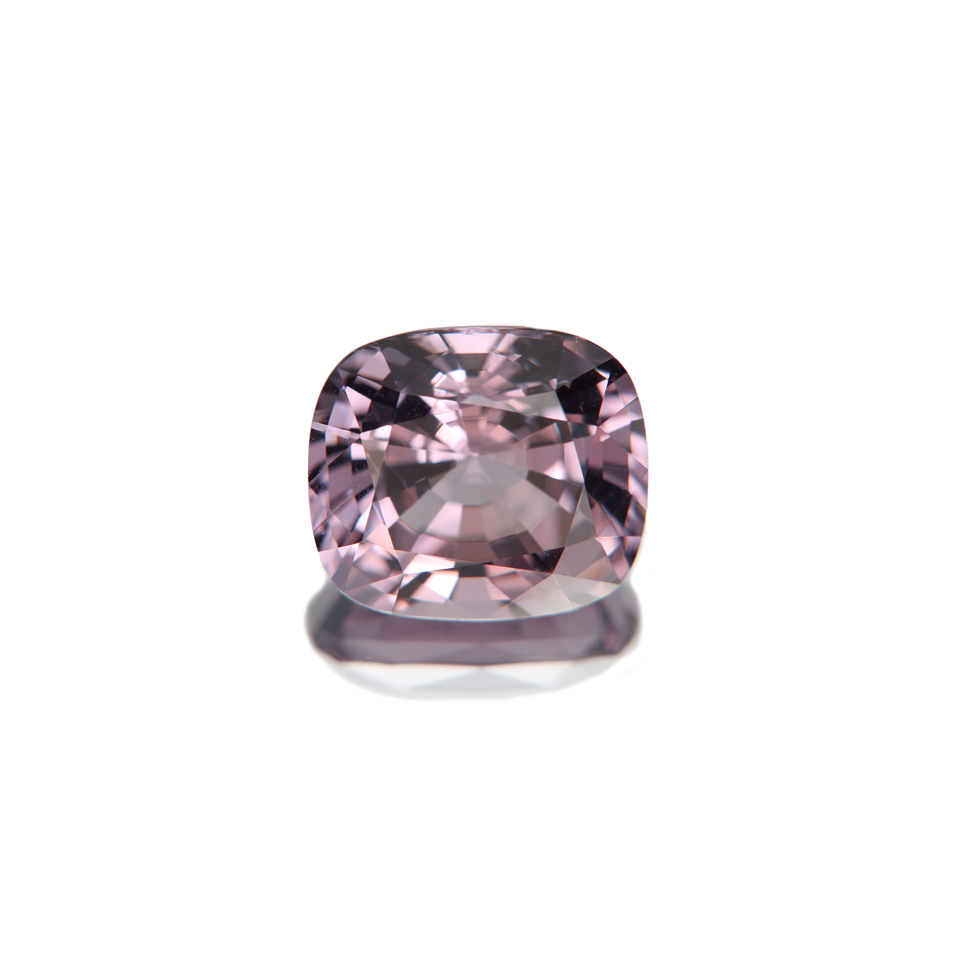 unbehandelter augenreiner Purpur Spinell 9.90ct ansicht von vorne