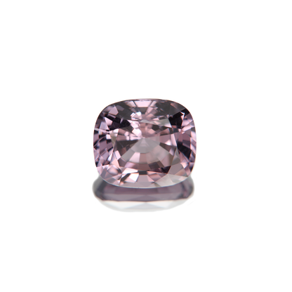 unbehandelter augenreiner Purpur Spinell 9.90ct ansicht von vorne